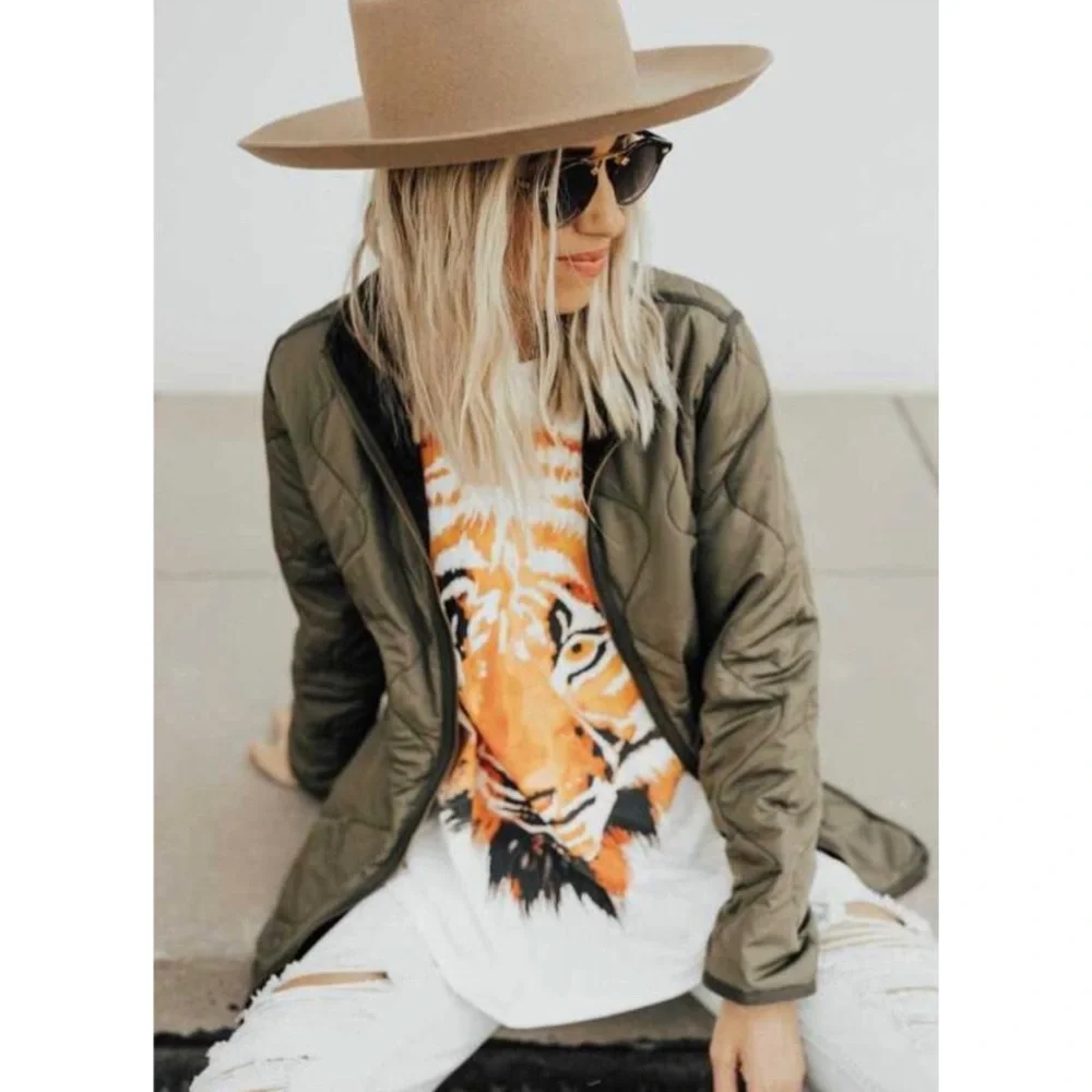 Free People x Wrangler Tiger Graphic T-Shirt